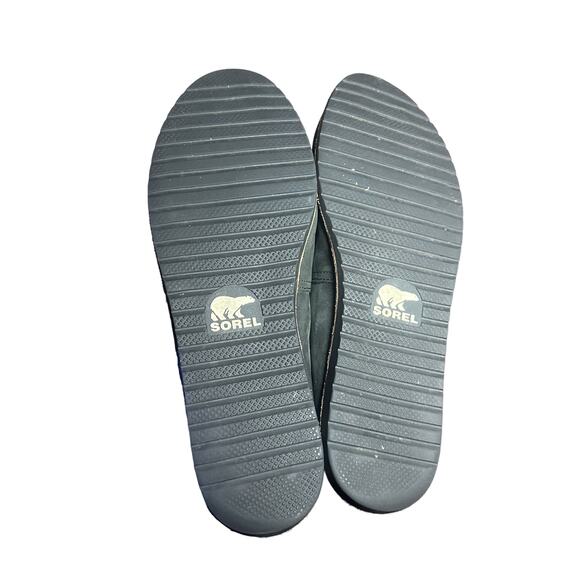 Sorel Black Ella Slip-On Shoes Sz 10 M Round Toe Comfort Flats Loafer - Picture 8 of 11